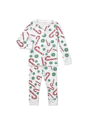 Candy Cane Pima Kid Christmas Pajama