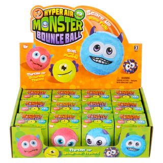 Hyper Air Plush Monster Bounce Ball – 3.25" Bouncy Monster Ball