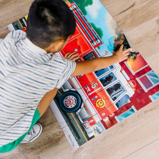 Fire Truck Giant Floor Puzzle - 36 Pieces