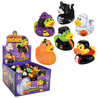 Halloween Rubber Duckies – 2" Spooky Mini Ducks