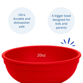 20 oz Bowl Red