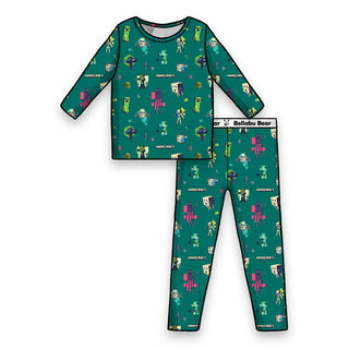 Minecraft: Midnight Mobs Bamboo Kids Pajamas