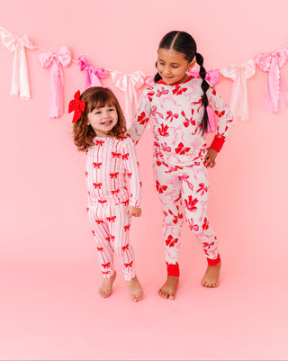Blushing Bows 2-Piece Pajamas
