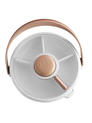 GoBe Lunchstack with Snack Spinner – Stackable Kids Lunch Box for Kids On-The-Go