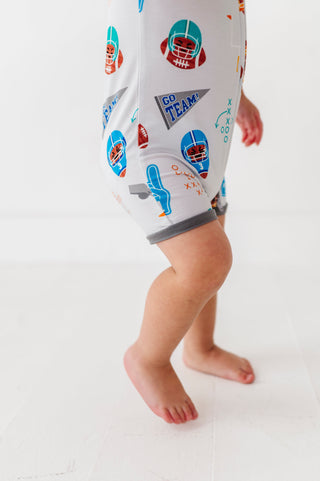 Gridiron Greats Bamboo Zip Shortie Romper