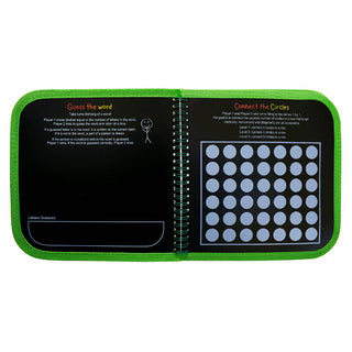 Daily Doodler Reusable Activity Book-Games on the Go, Includes 4 Wonder Stix