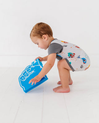 Gridiron Greats Bamboo Zip Shortie Romper