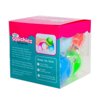 Squishies® Sticky Fidget Stress Balls – 8 Pack