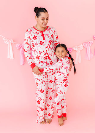 Blushing Bows 2-Piece Pajamas