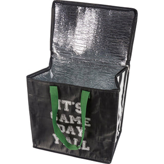 It's Game Day Y'All Insulated Tote Bag – Tailgating Cooler Tote for Sports Games, Picnics & Travel