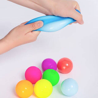 Squishies® Sticky Fidget Stress Balls – 8 Pack