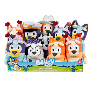Bluey Plush Toy Collection – Ultra Soft Stuffed Animal for Kids | Bluey, Bingo & Smoochy Kiss Characters for Cuddles, Comfort & Imaginative Play