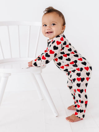 King of Hearts Bamboo Convertible Romper