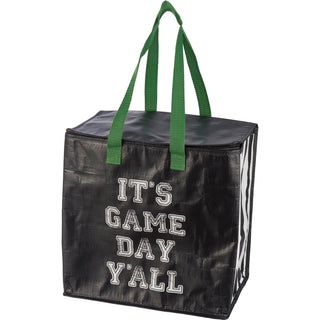 It's Game Day Y'All Insulated Tote Bag – Tailgating Cooler Tote for Sports Games, Picnics & Travel