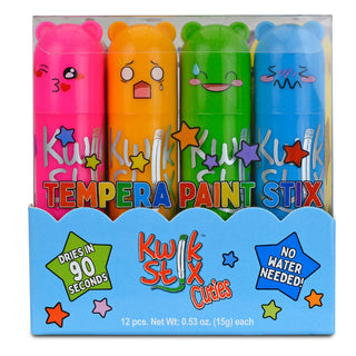 Kwik Stix Paint Sticks Cuties, Set of 12 Colors