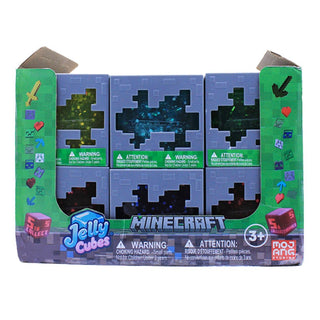 Minecraft Jelly Cube Surprise – Squishy Sensory Toy with Hidden Minecraft Collectible