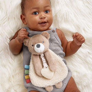 Itzy Lovey™ Plush and Teether Toy | Teddy the Bear