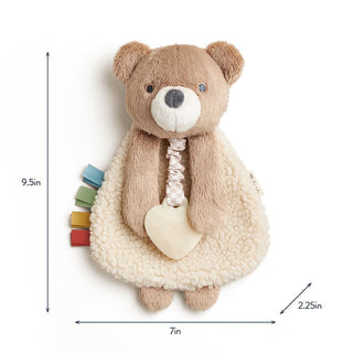 Itzy Lovey™ Plush and Teether Toy | Teddy the Bear