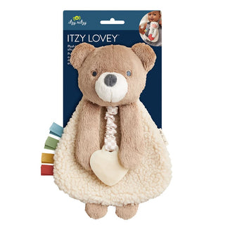 Itzy Lovey™ Plush and Teether Toy | Teddy the Bear