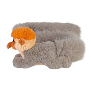 Wild Republic Tailkins Proboscis Monkey – 40" Wearable Plush Monkey with Long Tail, Shoulder Scarf & Stuffed Animal