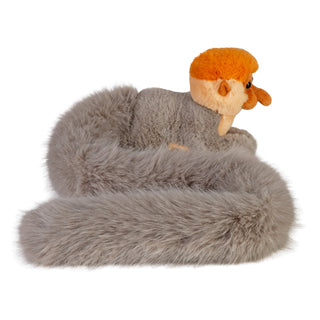 Wild Republic Tailkins Proboscis Monkey – 40" Wearable Plush Monkey with Long Tail, Shoulder Scarf & Stuffed Animal