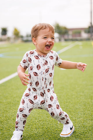 Kickoff Classic Bamboo Zip Romper