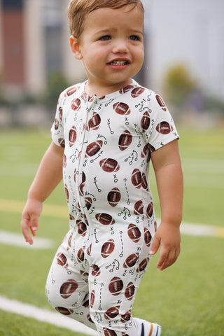 Kickoff Classic Bamboo Zip Romper