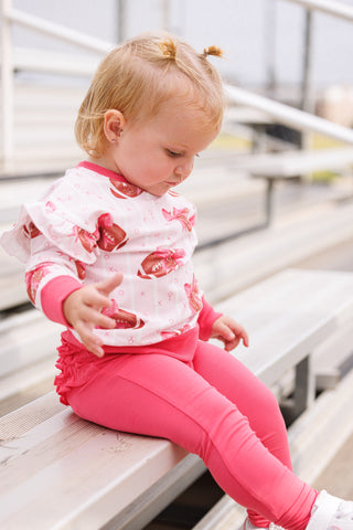 Blitz & Bows Ruffle Crewneck Sweatshirt