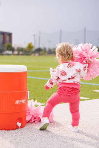 Blitz & Bows Ruffle Crewneck Sweatshirt