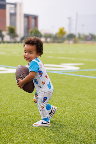 Gridiron Greats Bamboo Zip Romper