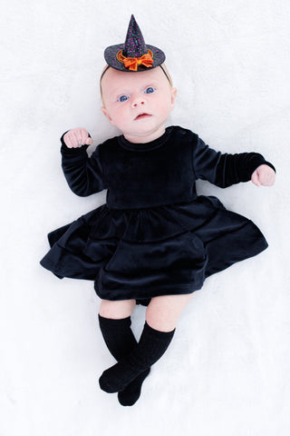 Knee-High Socks Set- BLACK AND PINK