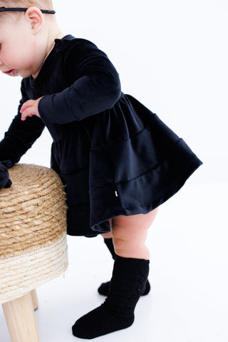 Black Velvet Birdie Twirl- RUNS SMALL*