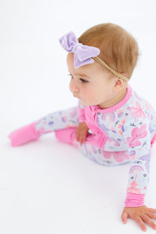Lavender Velvet Headband