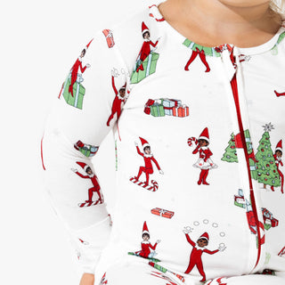 Christmas Pajamas: The Elf on the Shelf Convertible Footie Bamboo Sleepwear