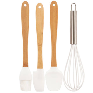 My First Baking Set for Kids – 12-Piece Beginner Baking Kit with Rolling Pin, Whisk, Silicone Bakeware & Utensils
