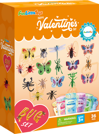 Valentine's Day Bug Catching Set - Set of 36
