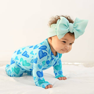 Cruz One Piece Valentines Day Bamboo Convertible Lounge Set with 2 Way Zipper