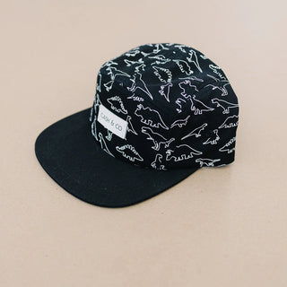 Black Dino Baseball Cap