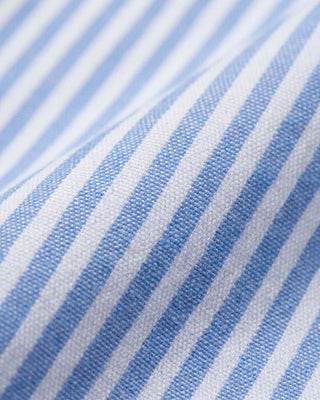 Blue Pinstripe Standard Stretch Shirt – Boys Wrinkle-Free Button Down Dress Shirt
