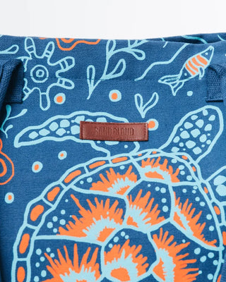Reef Turtle Printed Beach Tote – Sand Cloud Organic Cotton Large Beach & Travel Bag