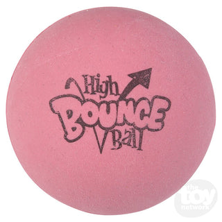 2.5" Rubber Pink High Bounce Ball