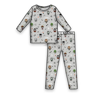 Little Monsters Bamboo Kids Pajamas