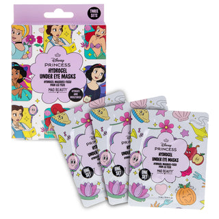 Disney Princess Express Yourself Hydrogel Eye Masks – Hydrating Under Eye Masks for Kids, Tweens & Teens