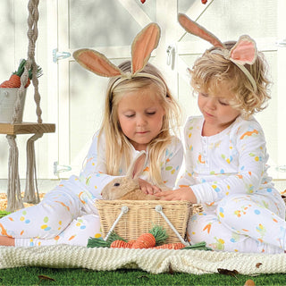 Petidoux Easter Egg Hunt Pima Kid Pajama