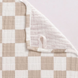 Breastfeeding Boss™ A Multitasking Must-Have for Nursing, Swaddling & More in Taupe Checkerboard