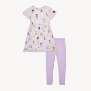 Disney | Magnetic Me Princess Modal Magnetic Easy Peasy Dress + Legging Set