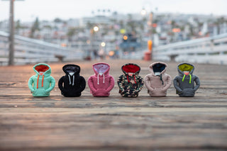 Drink Sleeve - The Hoodie - Taco Tan & Sailor Blue