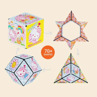 Shashibo® Hello Kitty Magnetic Puzzle Cube – Shape-Shifting STEAM & STEM Sensory Fidget Toy