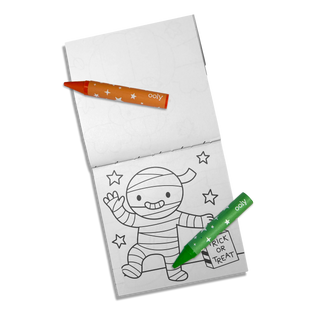 Carry Along! Happy Haunts Travel Coloring Set – Halloween Coloring Kit by OOLY