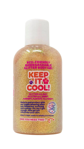 Totally Fun After Sun Glitter Aloe Body Gel 6 oz